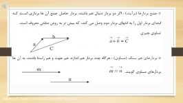 فصل پنجم ریاضی هشتم، بردار مختصات،بخش دوم