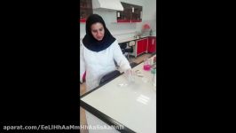 آزمایش شیمی واکنش شیمیای پوسته تخم مرغ پایه هشتم