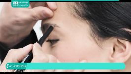 آموزش آرایش صورت چشم  آرایش سریع  میکاپ صورت خط ابرو 28423118 021