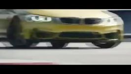 دریف دیدنی خودروی BMW M4 بر روی ناو جنگی در حال حرکت