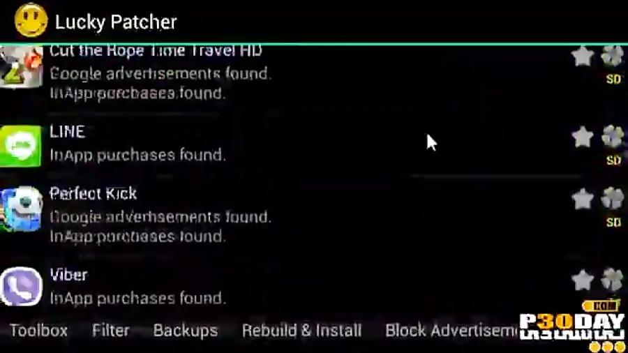 آموزش تصویری برنامه Lucky Patcher اندروید  پی سی دی