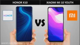 مقایسه دو گوشی Honor X10 Xiaomi Mi 10 Youth آنر ایکس ۱۰ شیاومی می ۱۰ یوث