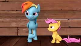 Rainbow Scootaloo Glomp SFM