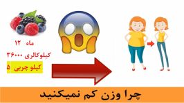 چرا نمیتونم وزن کم کنم؟ اینکه رژیم میگیرم