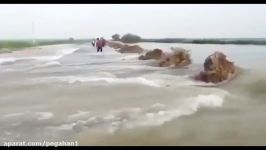 خوزستان زیر سیل سنگین  سیل بند انسانی سیل ویرانگر