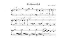 نت پیانو متن فیلم دختر دانمارکی The Danish Girl