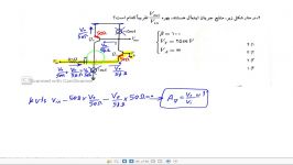 حل سوال تحلیل ac مدارهای BJT توسط استاد مهرداد ایمانی