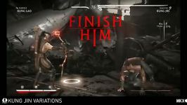 X Ray Fatality کامل Kung Jin در Mortal Kombat X