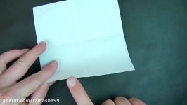 اوریگامی مکعب بدون درز  آموزش ساخت مکعب بدون درز کاغذی  کاردستی317