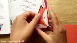 اوریگامی گیره کاغذ مدل روباه  برای نگه داشتن ورقه های دفتر899