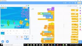 اموزش اسکرچ بازی کوسه وماهی بخش اول