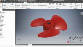 فیلم آموزش نحوه طراحی مدلسازی فن نرم افزار Autodesk Inventor