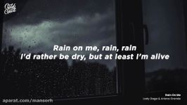 ❇لیریک آهنگ جدید آریانا گرانده لیدی گاگا  rain on me 