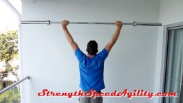 آموزش شراگز هالتر بالای سر overhead barbell shrugs