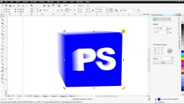 آموزش کورل دراوCorelDraw درس شماره 10 طراحی آِیکن فتوشاپ سه بعدی