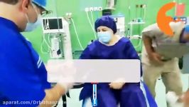 فیلم عمل جراحی در بیمار دیابتیک بیماری انگشت ماشه ای