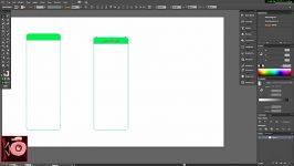 آموزش ایلاستریتور ساخت کادر متن