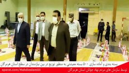 کمک های مومنانه توسط موسسه مردم نهاد جوانان استان هرمزگان