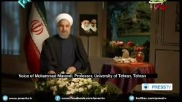 تبریک عید نوروز توسط رئیس جمهور ایران PressTV