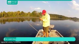 آموزش ماهیگیری حرفه ای قلاب لنسر  طعمه ماهیگیری نحوه صید ماهی 