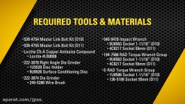 Caterpillar Large Dozer Undercarriage Single Tooth Master Link Torque Procedure