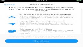 کنترل آیفون استفاده دستورات گفتاری Voice Contorl