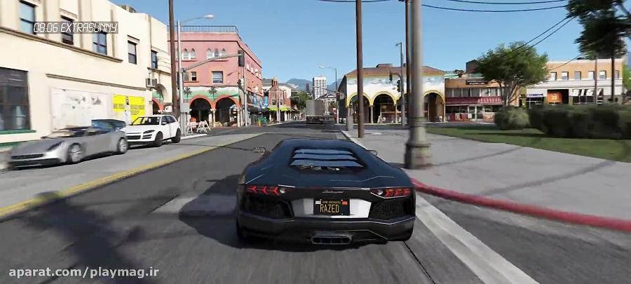 مود گرافیکی NaturalVision بازی GTA V + لینک دانلود