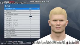 فیس هالند در pes 2017 پچ 2020