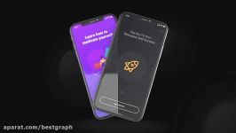 پیش نمایش پروژه تبلیغ اپلیکیشن Phone XS Mockup برای افترافکت