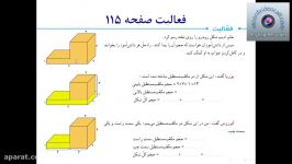 ریاضی پایه پنجم ابتدایی  مبحث حجم  خانم زنگنه ناحیه ۲ اهواز