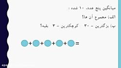 ریاضی پایه پنجم ابتدایی  نمونه سوال میانگین  خانم دلاوران ناحیه یک اهواز