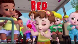 چوچو  آهنگ رنگ  چرخ ها در اتوبوس  ChuChu TV