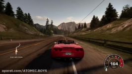 chevrolet قرمز یک جاده برای دور دور .... Need For Speed HotPursuit