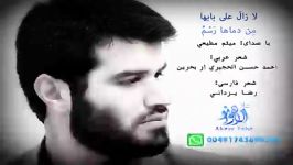 لا زال على بابها من دماها رسم  میثم مطیعی