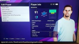 آموزش ساخت فیس گابریل باتیسوتا در pes 2020