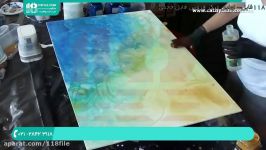 نقاشی آبستره رزین اپوکسی  نقاشی رزین نقاشی آبستره ماهی 28423118 021