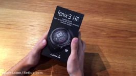 جعبه گشایی ساعت گارمین Fenix 3 HR