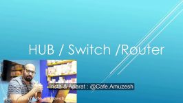 آشنایی هاب،سویج روتر تفاوت های آنها  HUBSwitchRouter