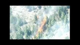 آتش سوزی گسترده در جنگلهای کلرادو