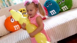 دیاناشو  دیانا روما داستان  Diana Pretend Play with Baby Baloons