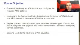 Application Centric Infrastructure  Advanced ACI Course