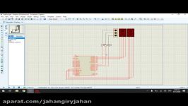 پیاده سازی چراغ راهنمایی رانندگی استفاده proteus codevision