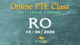 Online PTE class  RO part 3  13052020