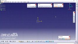 آموزش مقدماتی کتیاCatia Tutorial 2020 محیط دوبعدی Sketcher ترسیم 2