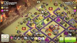 حمله بدون داشتن کینگ کویین به TH10 در Clash of Clans