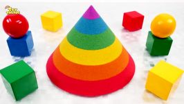 آموزش بازی اسلایم DIY How to make Kinetic Sand Pyramid  Kinetic Sand Cuttin