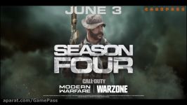 تریلر فصل چهارم بازی Call of Duty Modern Warfare Warzone  گیم پاس