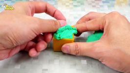 آموزش بازی اسلایم DIY How to make Mad Mattr Rainbow Castle Kinetic Sand Cake