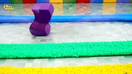 آموزش بازی اسلایم Learn Colors Mad Mattr Rainbow Puzzle Cake DIY How to make