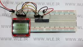 راه اندازی LCD nokia 5110 بسکام